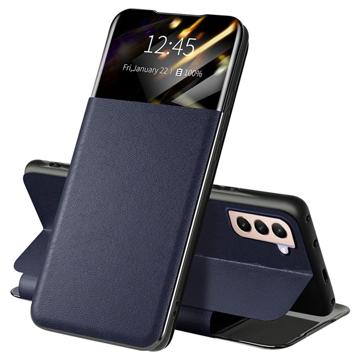 Étui à Rabat Samsung Galaxy S22 5G Front Smart View - Bleu