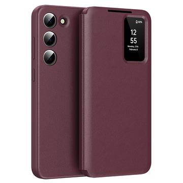 Étui à rabat Samsung Galaxy S22 5G Smart Clear View avec fente pour carte
