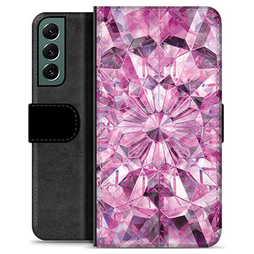 Étui Portefeuille Premium Samsung Galaxy S22+ 5G - Cristal Rose