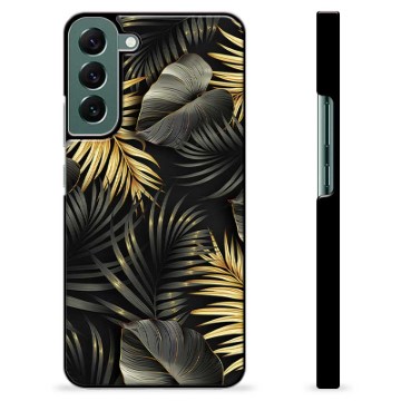 Coque de Protection Samsung Galaxy S22+ 5G - Feuilles Dorées