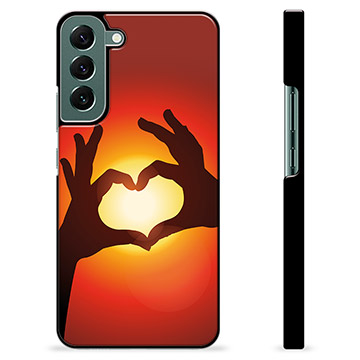 Coque de Protection Samsung Galaxy S22+ 5G - Silhouette de Coeur