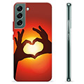 Coque Samsung Galaxy S22+ 5G en TPU - Silhouette de Coeur