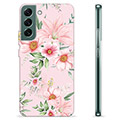 Coque Samsung Galaxy S22+ 5G en TPU - Fleurs à L'aquarelle