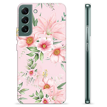 Coque Samsung Galaxy S22+ 5G en TPU - Fleurs à L\'aquarelle