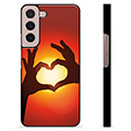 Coque de Protection Samsung Galaxy S22 5G - Silhouette de Coeur