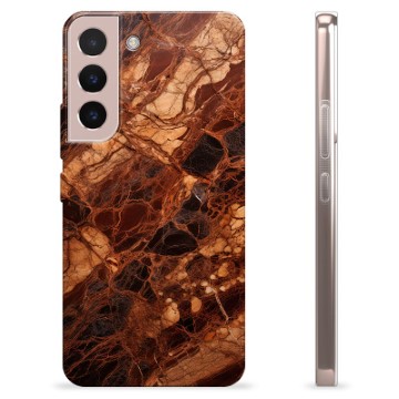 Coque Samsung Galaxy S22 5G en TPU - Marbre Ambre