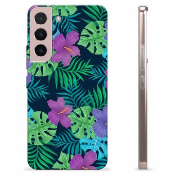 Coque Samsung Galaxy S22 5G en TPU - Fleurs Tropicales