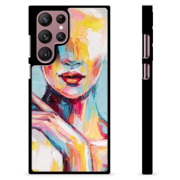 Coque de Protection Samsung Galaxy S22 Ultra 5G - Portrait Abstrait