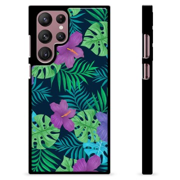 Coque de Protection Samsung Galaxy S22 Ultra 5G - Fleurs Tropicales