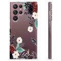 Coque Samsung Galaxy S22 Ultra 5G en TPU - Fleurs d'Automne