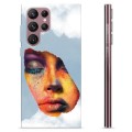 Coque Samsung Galaxy S22 Ultra 5G en TPU - Peinture de Visage