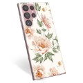 Coque Samsung Galaxy S22 Ultra 5G en TPU - Motif Floral