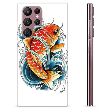 Coque Samsung Galaxy S22 Ultra 5G en TPU - Poisson Koï