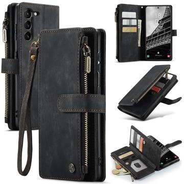 Étui Portefeuille Samsung Galaxy S23 5G Multifonctionnel 2-en-1 Caseme - Noir