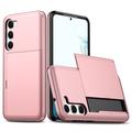 Coque Hybride Samsung Galaxy S23 5G avec Fente pour Carte Coulissante