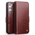 Etui Portefeuille Samsung Galaxy S23 5G en Cuir Qialino Classic