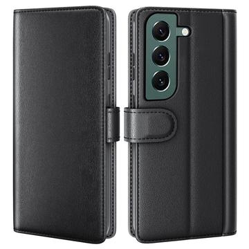 Étui Portefeuille Samsung Galaxy S23 5G en Cuir avec Béquille - Noir