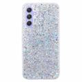 Coque Samsung Galaxy S23 FE en TPU Glitter Flakes - Argenté