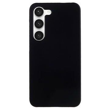 Coque Samsung Galaxy S23+ 5G en Plastique Caoutchouté - Noire