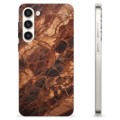 Coque Samsung Galaxy S23+ 5G en TPU - Marbre Ambre