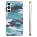 Coque Samsung Galaxy S23+ 5G en TPU - Camouflage Bleu