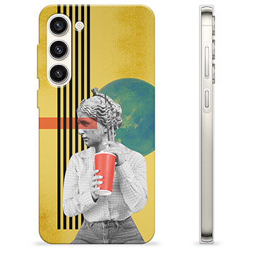 Coque Samsung Galaxy S23+ 5G en TPU - Art Vintage