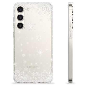 Coque Samsung Galaxy S23+ 5G en TPU - Flocons de Neige