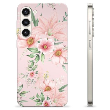 Coque Samsung Galaxy S23+ 5G en TPU - Fleurs à L\'aquarelle