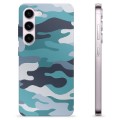 Coque Samsung Galaxy S23 5G en TPU - Camouflage Bleu