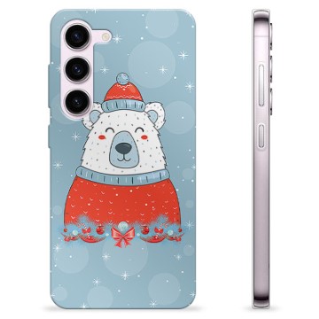 Coque Samsung Galaxy S23 5G en TPU - Ours de Noël