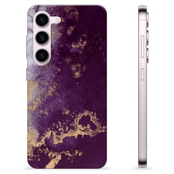 Coque Samsung Galaxy S23 5G en TPU - Prune Dorée