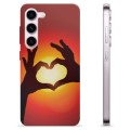 Coque Samsung Galaxy S23 5G en TPU - Silhouette de Coeur