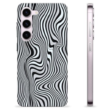 Coque Samsung Galaxy S23 5G en TPU - Zèbre Hypnotisant