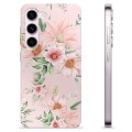 Coque Samsung Galaxy S23 5G en TPU - Fleurs à L'aquarelle