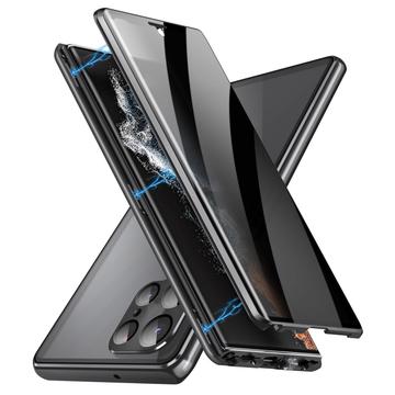 Coque Magnétique Samsung Galaxy S23 Ultra 5G avec Verre Trempé - Confidentialité