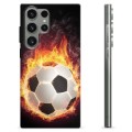 Coque Samsung Galaxy S23 Ultra 5G en TPU - Ballon Enflammé