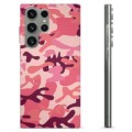 Coque Samsung Galaxy S23 Ultra 5G en TPU - Camouflage Rose