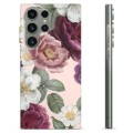 Coque Samsung Galaxy S23 Ultra 5G en TPU - Fleurs Romantiques