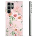 Coque Samsung Galaxy S23 Ultra 5G en TPU - Fleurs à L'aquarelle