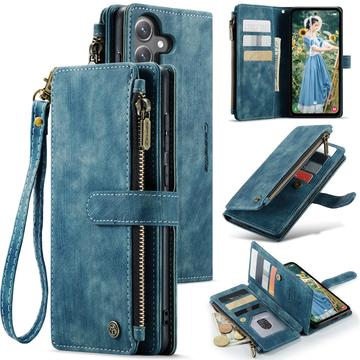 Étui Portefeuille Samsung Galaxy S24 FE Multifonctionnel Caseme C30 - Bleu
