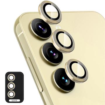 Protecteur d\'Objectif Samsung Galaxy S24 FE en Verre Trempé Hat Prince - Doré