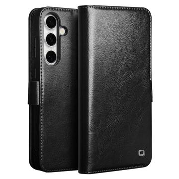 Etui Portefeuille Samsung Galaxy S24 FE en Cuir Qialino Classic