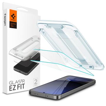 Protecteur d\'Écran Samsung Galaxy S24 FE/A56 Spigen Glas.tR Ez Fit - 2 Pièces