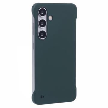 Coque Samsung Galaxy S24 en Plastique Sans Cadre - Vert Foncé