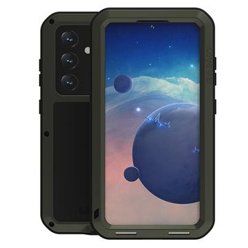 Coque Hybride Samsung Galaxy S24 Love Mei Powerful - Verte