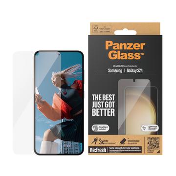 Protecteur d\'Écran Samsung Galaxy S24 PanzerGlass Ultra-Wide Fit EasyAligner - Transparente