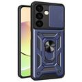 Coque Hybride Samsung Galaxy S24 à Anneau Rotatif avec Protection pour Appareil Photo