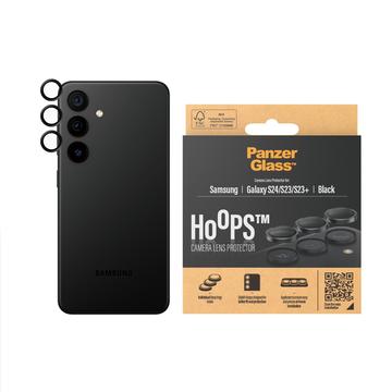Protecteur d\'objectif de caméra PanzerGlass Hoops pour Samsung Galaxy S24/S23 5G/S23+ 5G - Noir