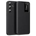 Étui à rabat Samsung Galaxy S24 Smart Clear View avec fente pour carte - Noir