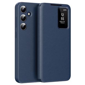 Étui à rabat Samsung Galaxy S24 Smart Clear View avec fente pour carte